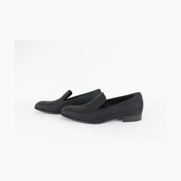 Louis Vuitton Mens US 9 Black Damier Sparkle Slip On Loafer Dress Shoe 1LV3L17 main image 6